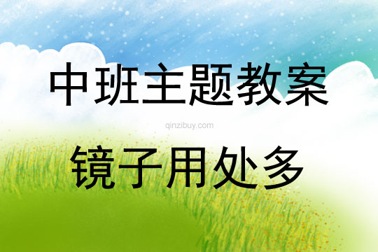 中班主題鏡子用處多教案反思
