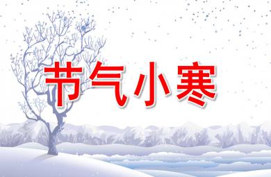 小班小寒主題活動PPT課件