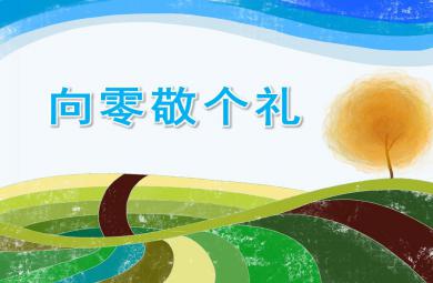 大班科學向零敬個禮PPT課件