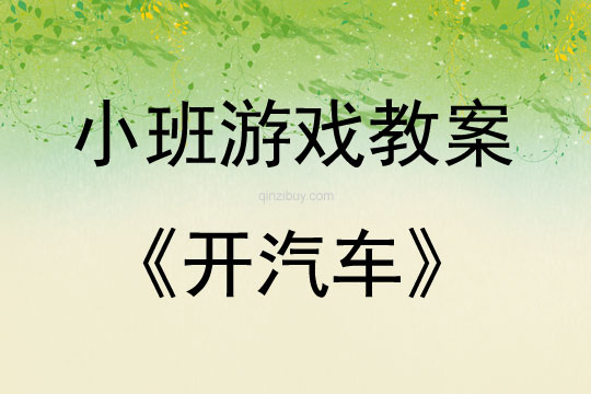 小班游戲開汽車教案反思