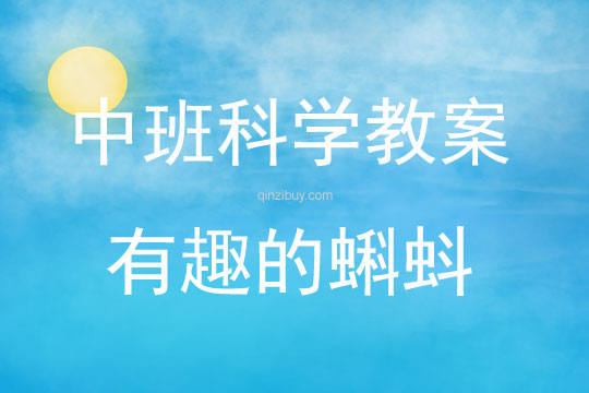 中班科學有趣的蝌蚪教案反思