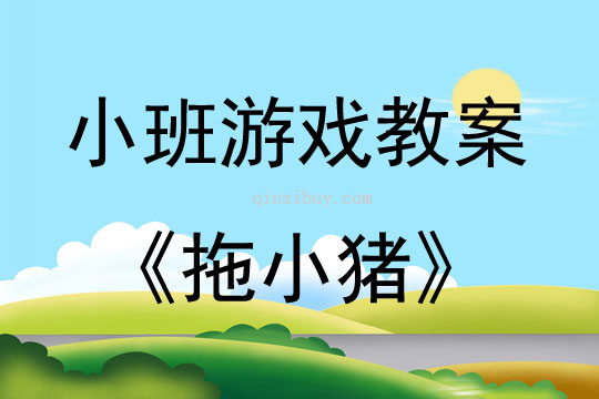 小班體育游戲拖小豬（拖物走）教案反思