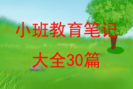 小班教育筆記大全30篇