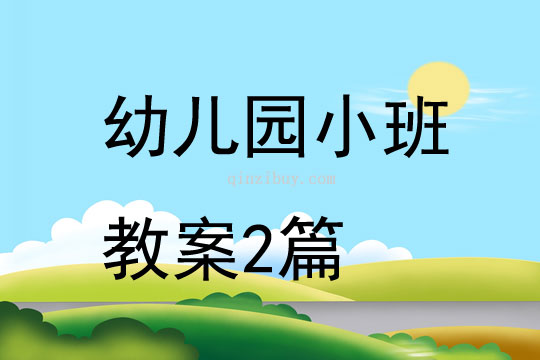 幼兒園小班教案2篇