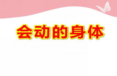 中班科學會動的身體PPT課件