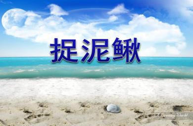 大班韻律捉泥鰍PPT課件配樂(lè)