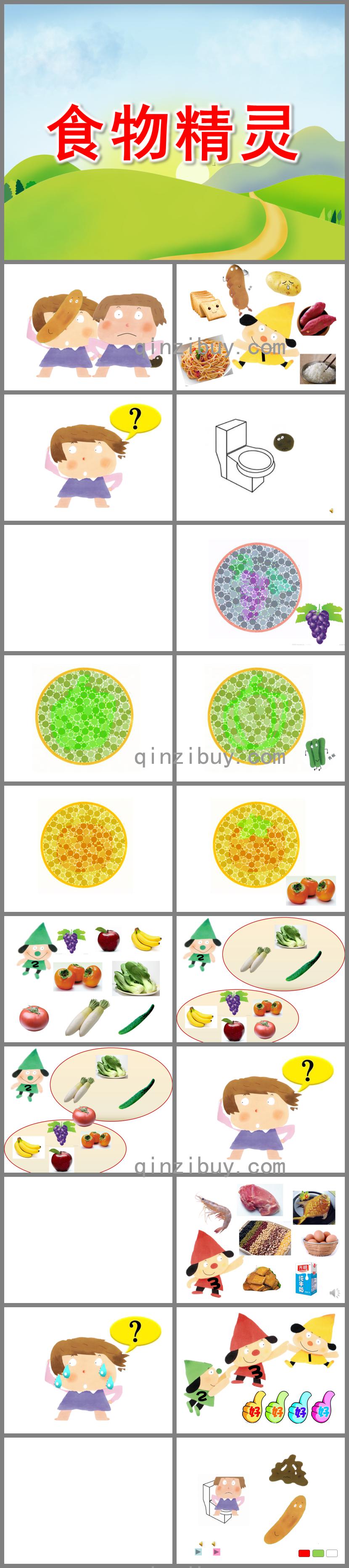 中班健康食物精靈PPT課件