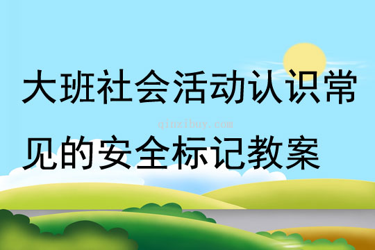 大班社會活動認(rèn)識常見的安全標(biāo)記教案反思