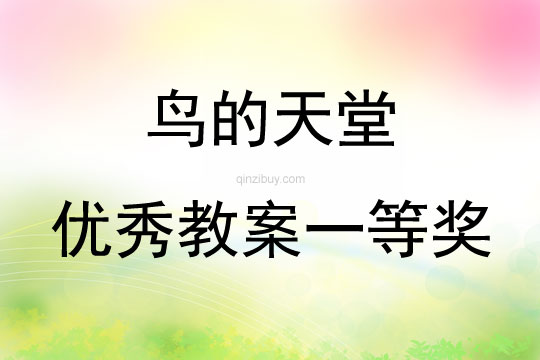 鳥的天堂優秀教案一等獎