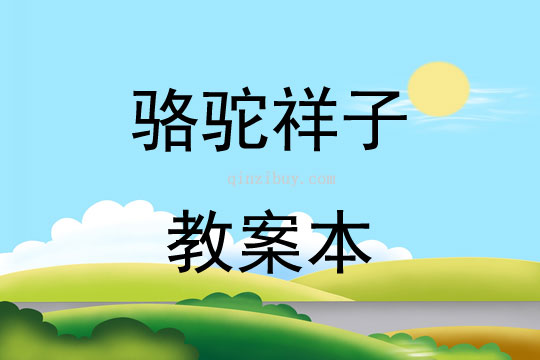 駱駝祥子教案本