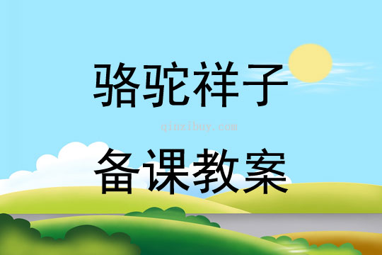 駱駝祥子備課教案
