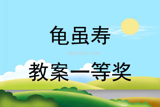 龜雖壽教案一等獎