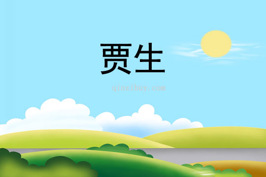 賈生