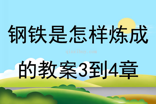 鋼鐵是怎樣煉成的教案3到4章