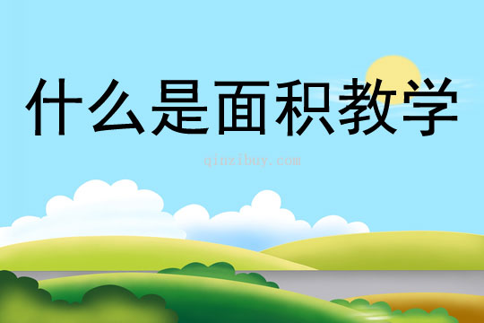 什么是面積教學