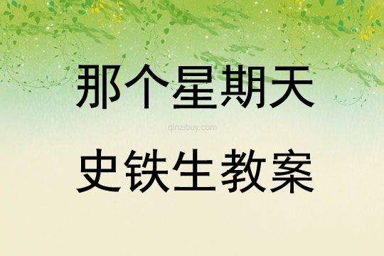 那個星期天 史鐵生教案