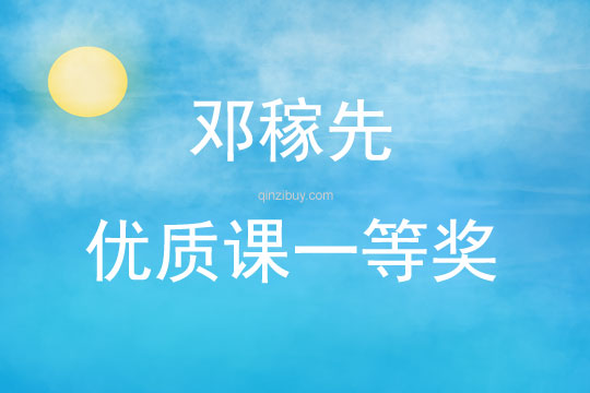 鄧稼先優質課一等獎