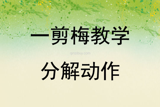 一剪梅教學(xué)分解動作