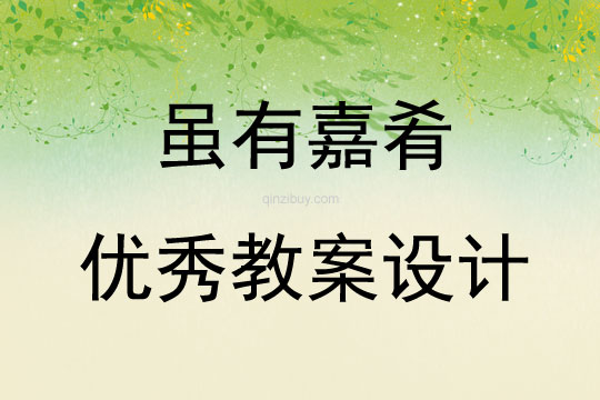 雖有嘉肴優(yōu)秀教案設(shè)計(jì)