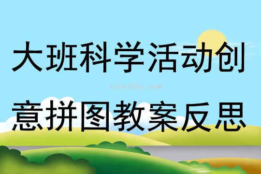 大班科學活動創意拼圖教案反思