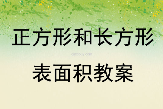 正方形和長方形表面積教案