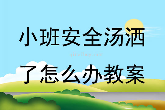 小班安全湯灑了怎么辦教案