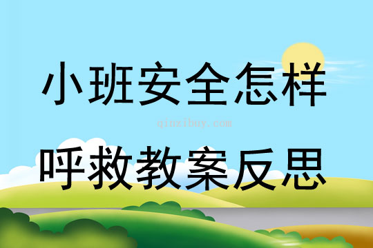 小班安全怎樣呼救教案反思