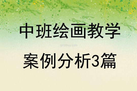 中班繪畫教學案例分析3篇