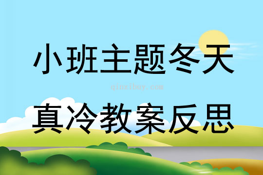 小班主題冬天真冷教案反思