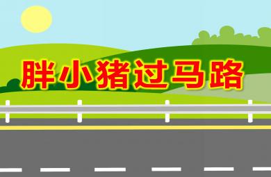 胖小豬過馬路PPT課件教案圖片