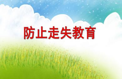 幼兒園防止走失教育PPT課件