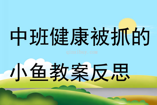 中班健康被抓的小魚(yú)教案反思
