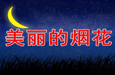 美麗的煙花PPT課件教案圖片