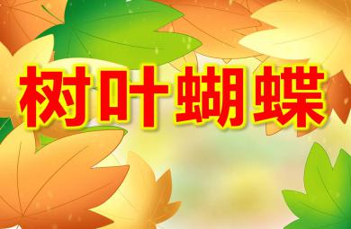 樹葉蝴蝶PPT課件教案圖片