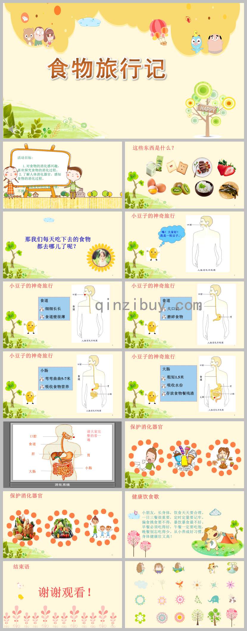食物旅行記PPT課件教案圖片