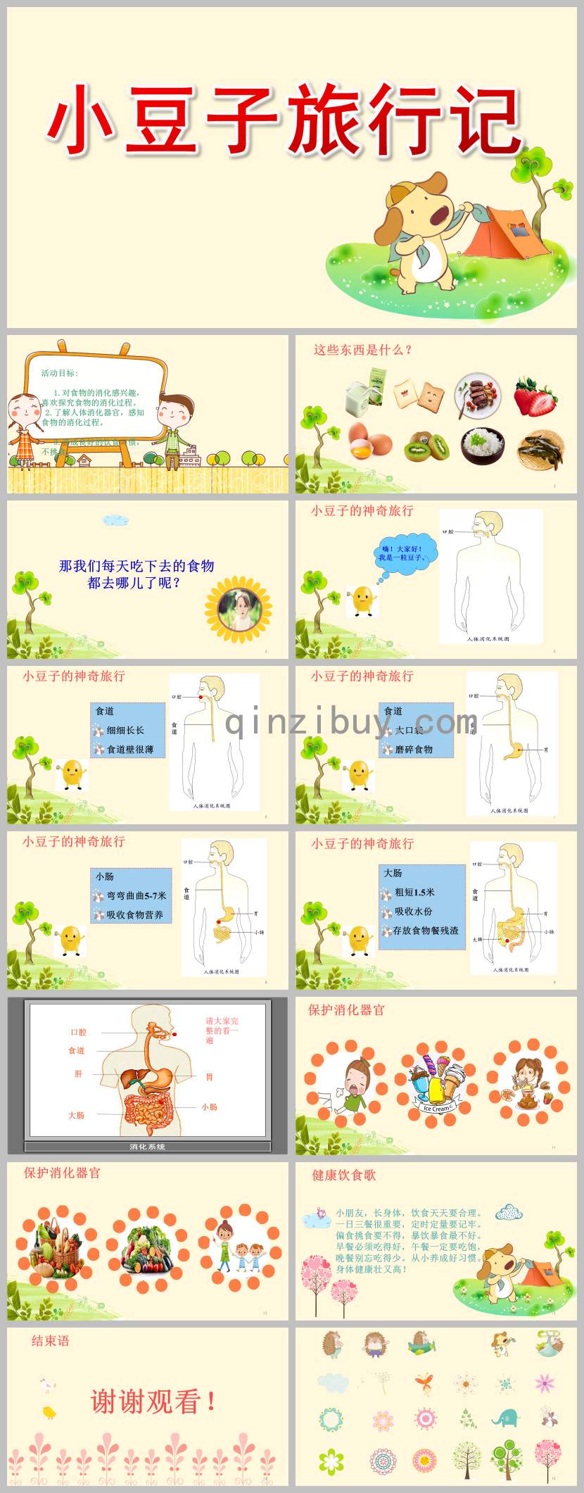 大班社會小豆子旅行記PPT課件教案