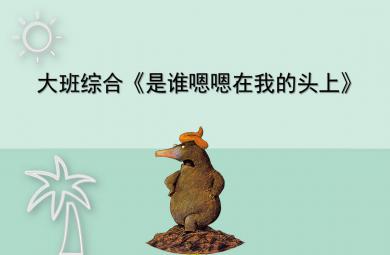 大班綜合是誰嗯嗯在我的頭上PPT課件教案