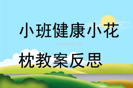 小班健康小花枕教案反思