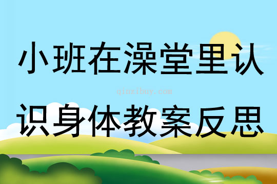 小班語言在澡堂里認識身體教案反思