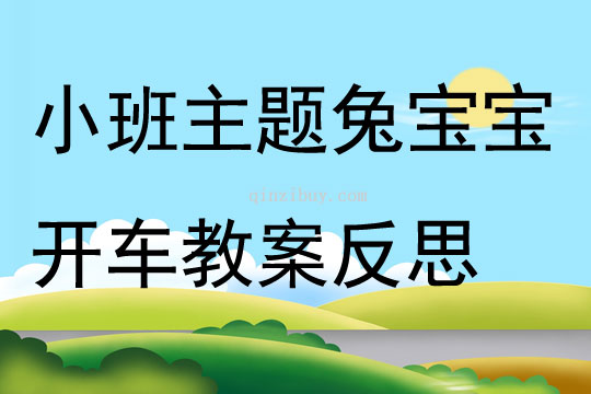 小班主題兔寶寶開車教案反思