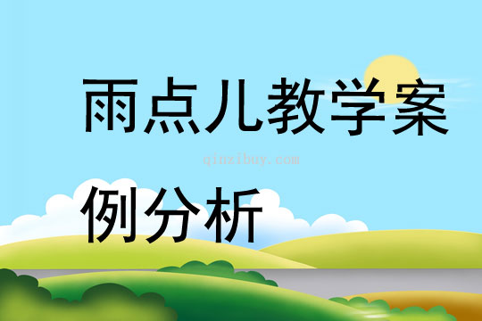 雨點兒教學案例分析
