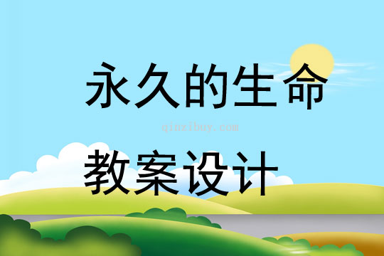 永久的生命教案設計