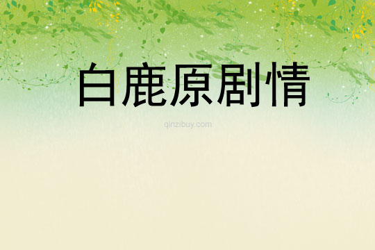 白鹿原劇情