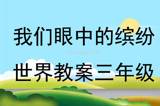 我們眼中的繽紛世界教案三年級