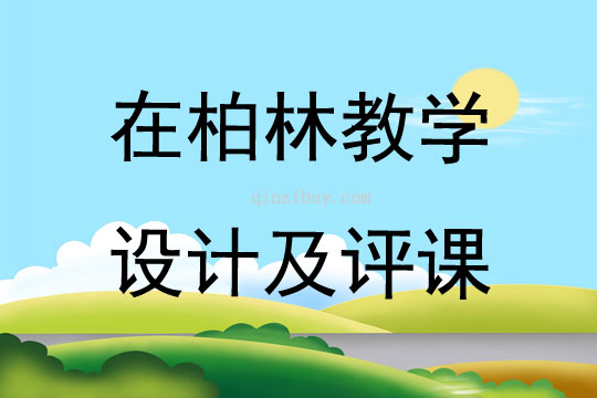 在柏林教學設計及評課