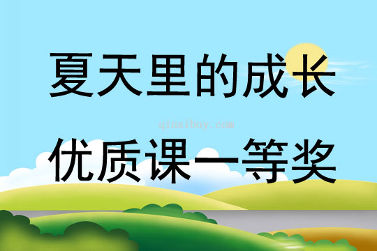 夏天里的成長優(yōu)質(zhì)課一等獎