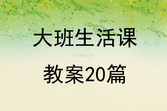 大班教案簡案30篇