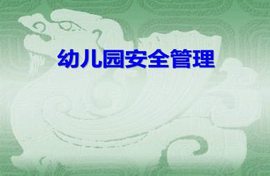 幼兒園安全工作匯報PPT課件