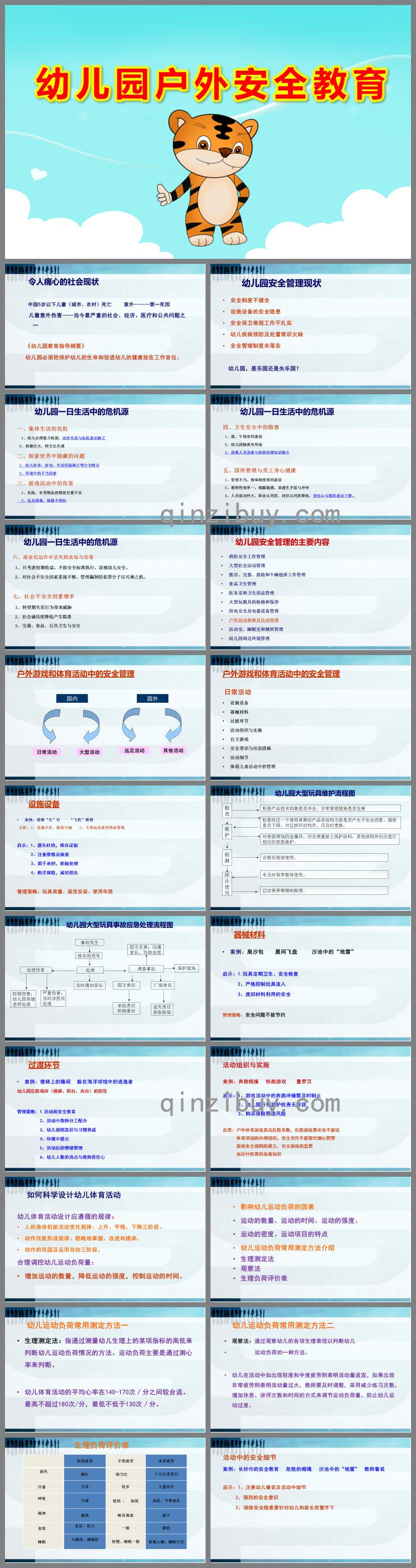 幼兒園戶外安全教育PPT課件