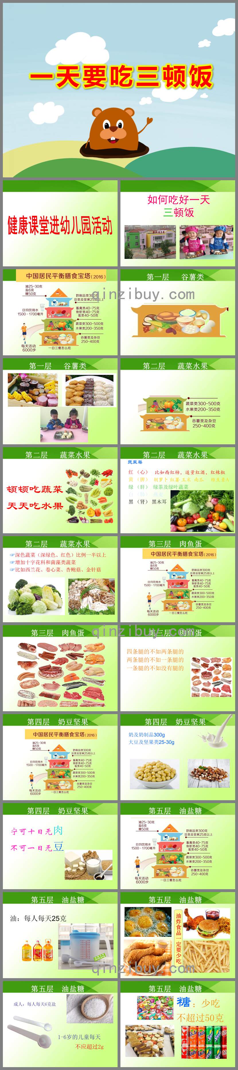 一天要吃三頓飯PPT課件教案